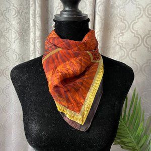 Vintage Designer Jones New York Silk Scarf